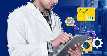 Cleaning validation tech on tablet
