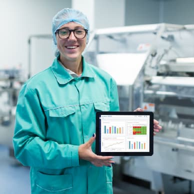ValGenesis Mobile App in a pharma manufacturing floor