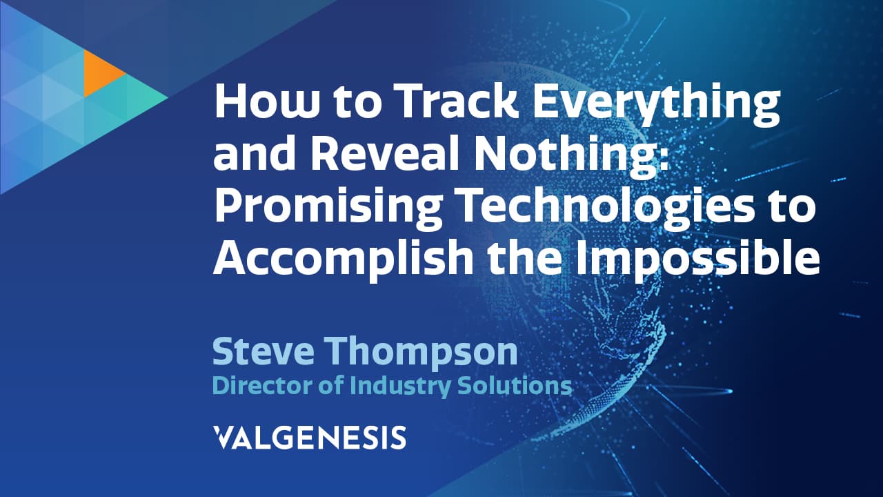Watch the event presentation How to Track Everything and Reveal Nothing: Promising Technologies to Accomplish the Impossible>