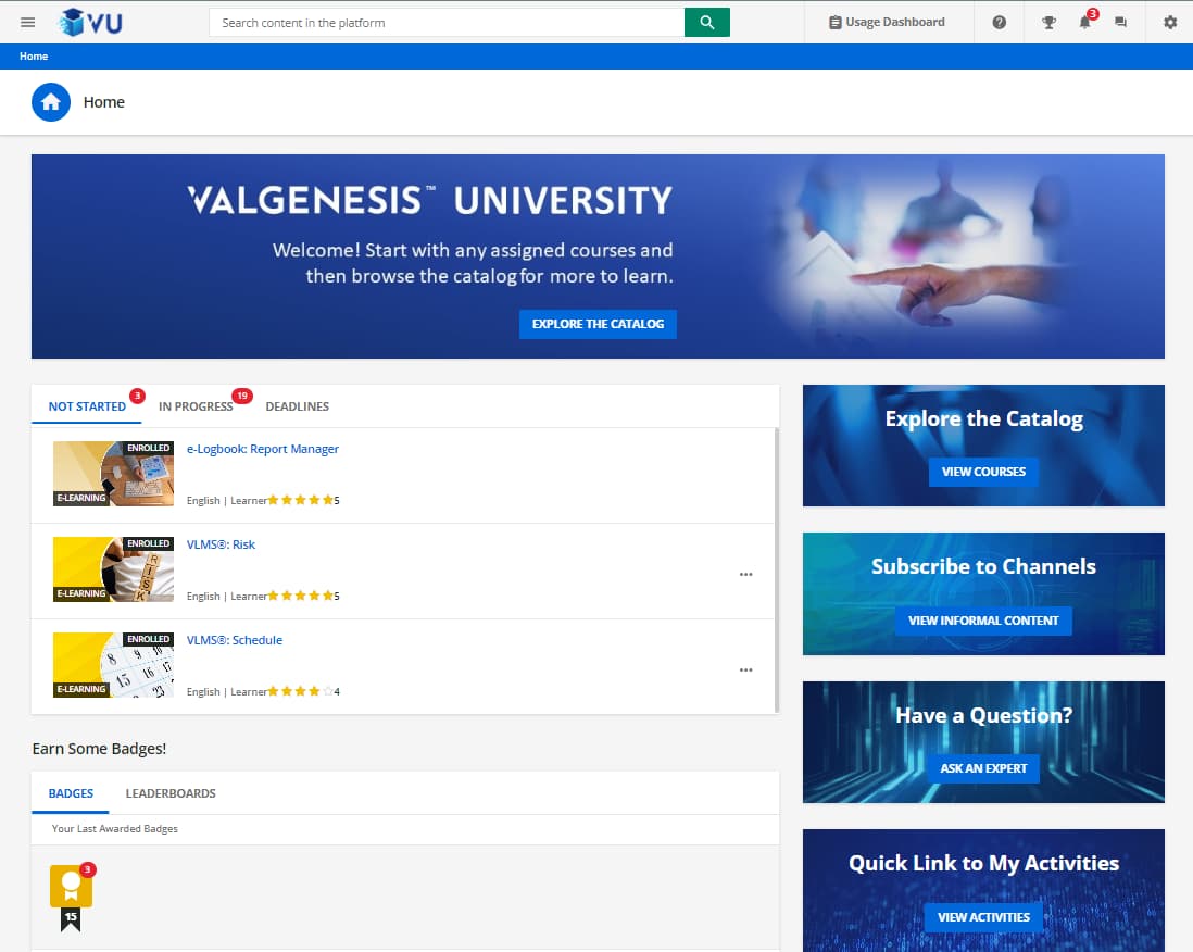 ValGenesis University