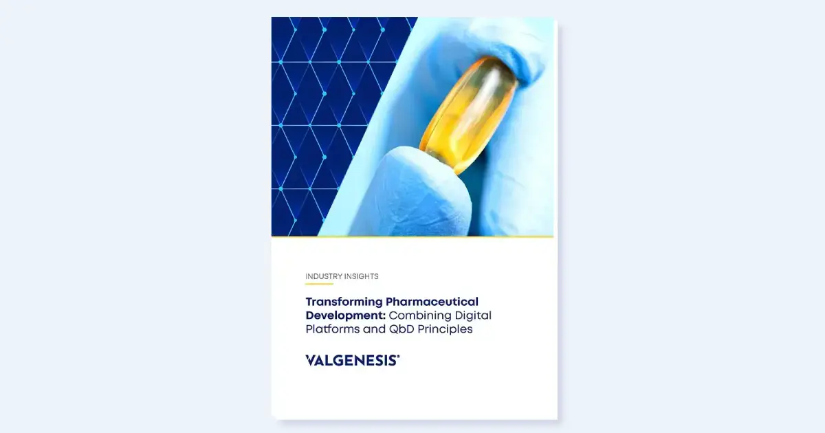 Transforming Pharmaceutical Development: Combining Digital Platforms and QbD Principles