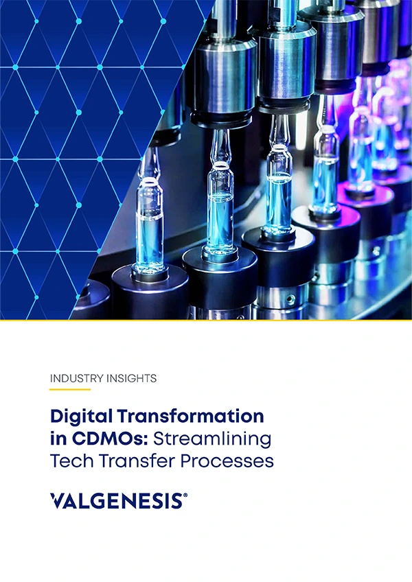 Industry Insight: Digital Transformation in CDMOs: Streamlining Tech Transfer Processes