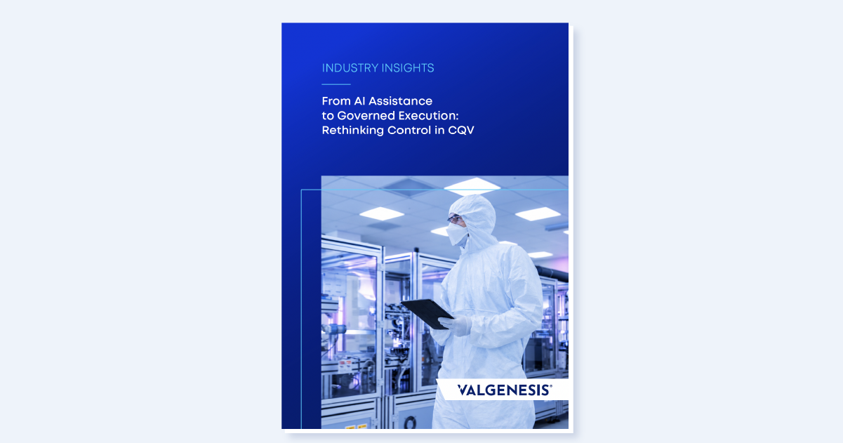 From AI Assistance to Governed Execution: Rethinking Control in CQV