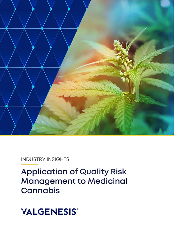 Industry Insight: Application of Quality Risk Management to Medicinal Cannabis