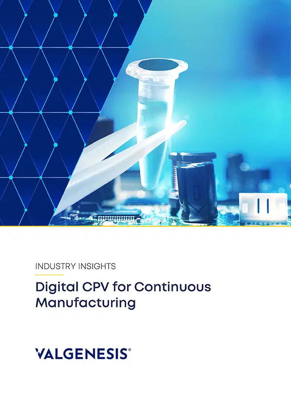 Industry Insight: Digital CPV for Continuous Manufacturing