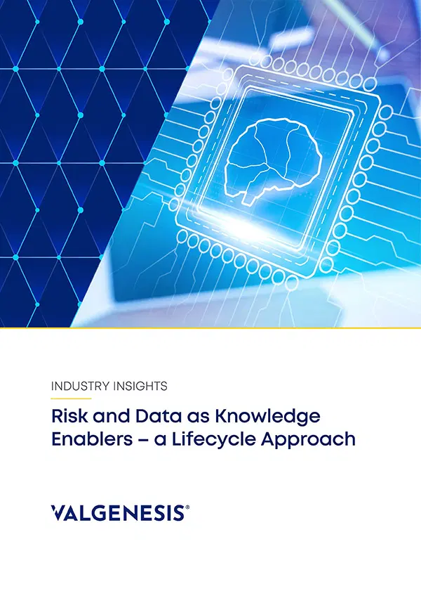 Industry Insight: Risk and Data as Knowledge Enablers: A Lifecycle Approach
